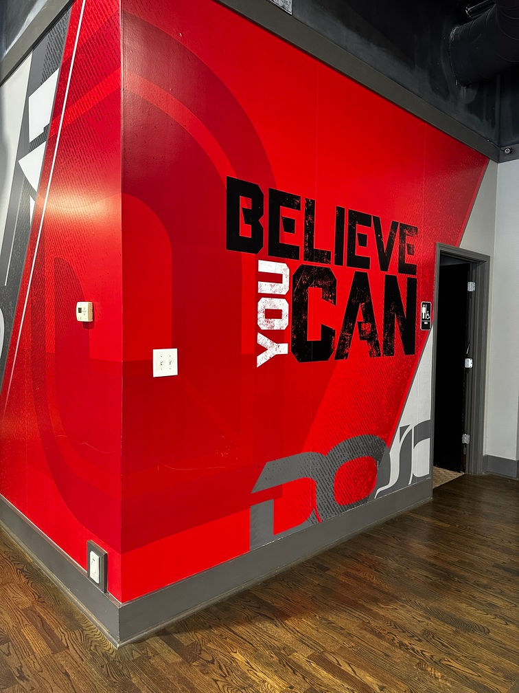 believe you can wall