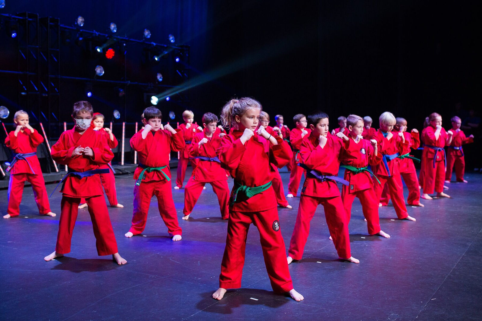 class in session red uniforms